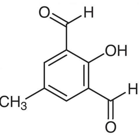 2-Hydroxy-5-methylisophthalaldehyde Chemical Structure