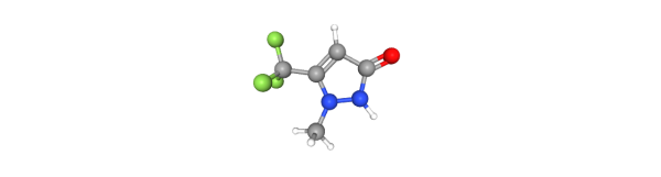 3-Hydroxy-1-methyl-5-(trifluoromethyl)pyrazole Chemische Struktur