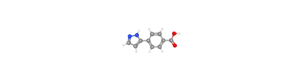 4-(1H-Pyrazol-5-yl)benzoic acid 化学構造