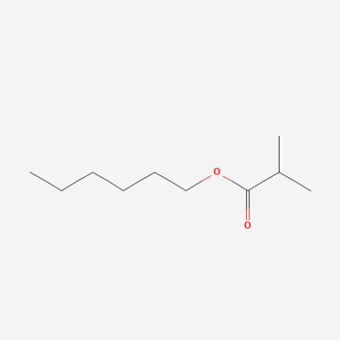 Hexyl isobutyrate 化学構造