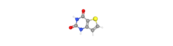 1,3-Dihydrothiopheno[3,2-d]pyrimidine-2,4-dione 化学構造