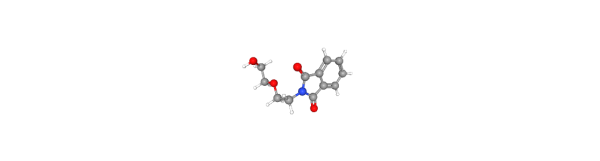 2-[2-(2-Hydroxyethoxy)ethyl]isoindole-1,3-dione Chemische Struktur