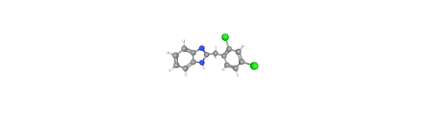 2-[(2,4-Dichlorophenyl)methyl]-1H-benzimidazole التركيب الكيميائي