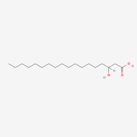 3-Hydroxyoctadecanoic acid Chemical Structure