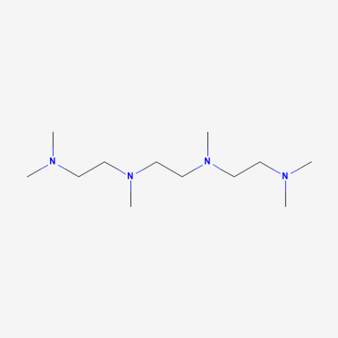 1,1,4,7,10,10-Hexamethyltriethylenetetramine 化学構造