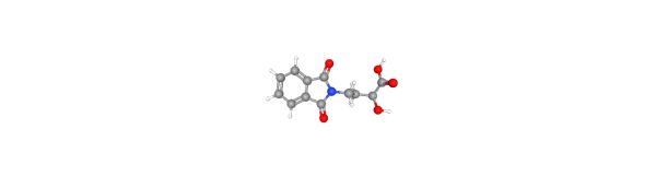 2- hydroxy-4-phthaliminobutyric acid Chemische Struktur