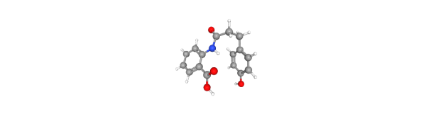 Hydroxyphenyl propamidobenzoic acid Chemical Structure