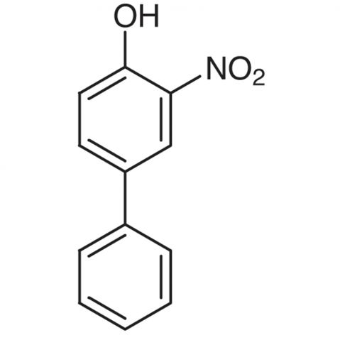 4-Hydroxy-3-nitrobiphenyl 化学構造