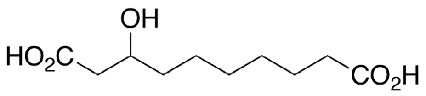 3-Hydroxy sebacic acid Chemical Structure