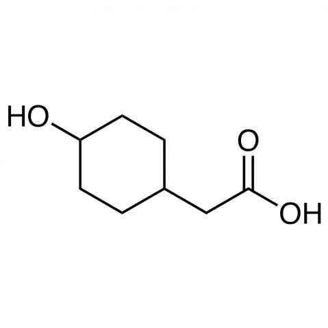 2-(4-Hydroxycyclohexyl)acetic Acid (cis- and trans- mixture) التركيب الكيميائي