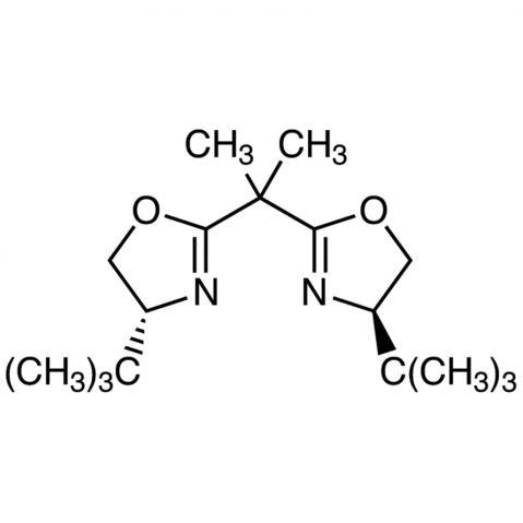 (R,R)-(+)-2,2'-Isopropylidenebis(4-tert-butyl-2-oxazoline) 化学構造