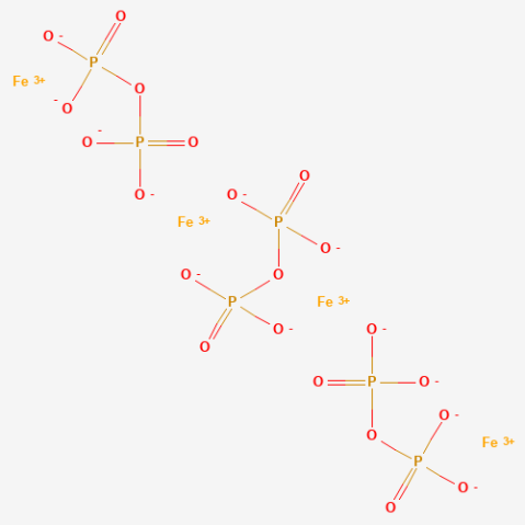 Iron(III) pyrophosphate التركيب الكيميائي