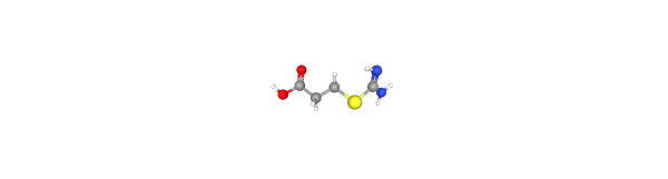 3-Isothioureidopropionic Acid 化学構造