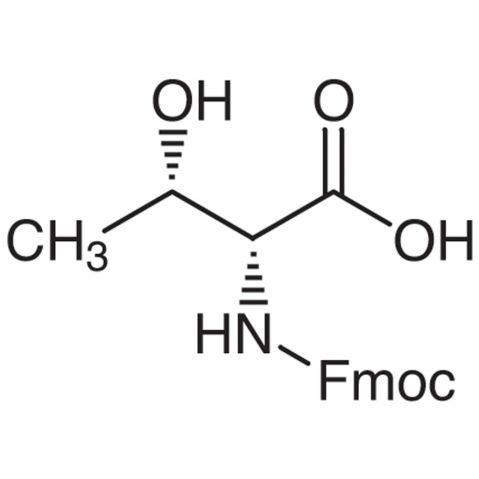 N-[(9H-Fluoren-9-ylmethoxy)carbonyl]-D-threonine Chemical Structure