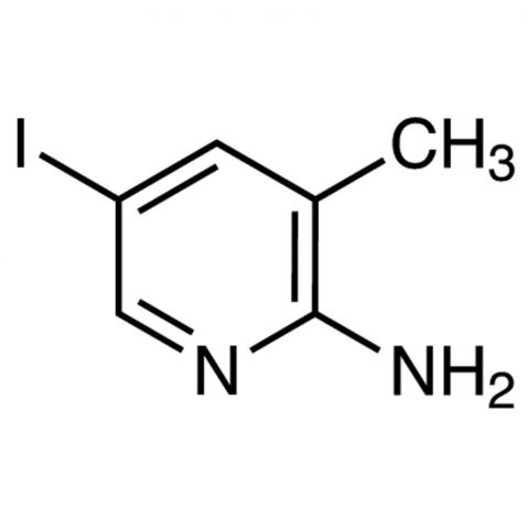 2-Amino-5-iodo-3-methylpyridine Chemical Structure