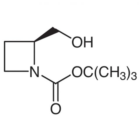 (S)-1-(tert-Butoxycarbonyl)-2-azetidinemethanol Chemical Structure