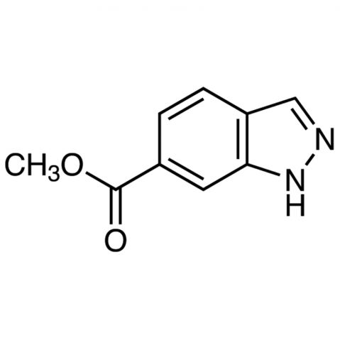 1H-Indazole-6-carboxylic acid methyl ester التركيب الكيميائي