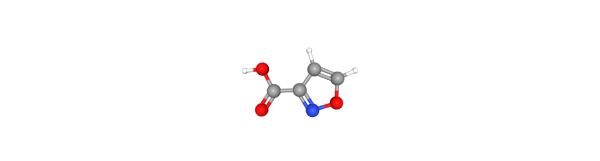 Isoxazole-3-carboxylic acid 化学構造