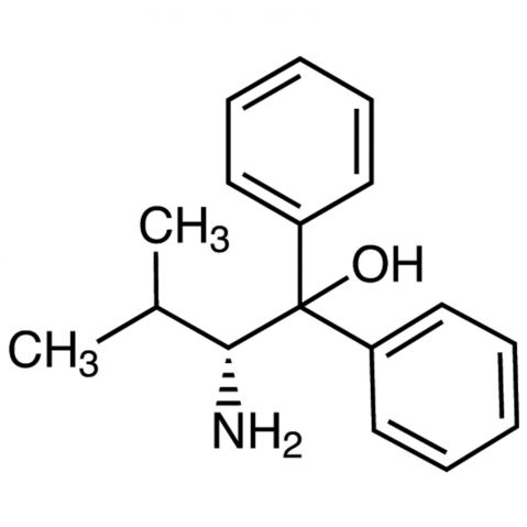 (R)-(+)-2-Amino-3-methyl-1,1-diphenyl-1-butanol Chemical Structure