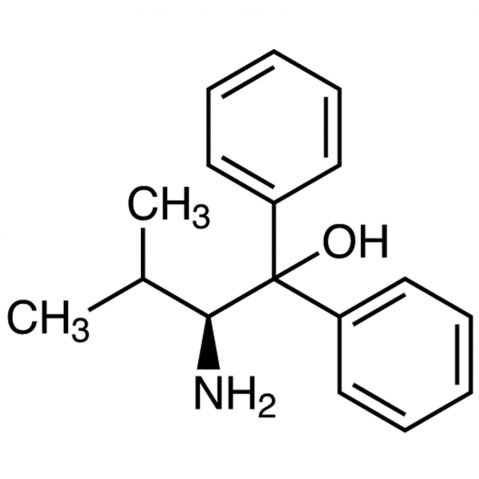 (S)-(-)-2-Amino-3-methyl-1,1-diphenyl-1-butanol Chemical Structure