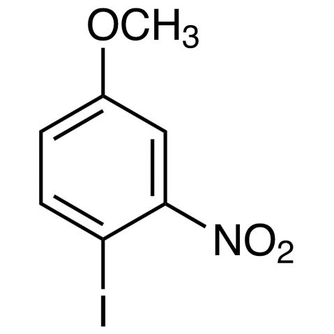 4-Iodo-3-nitroanisole 化学構造