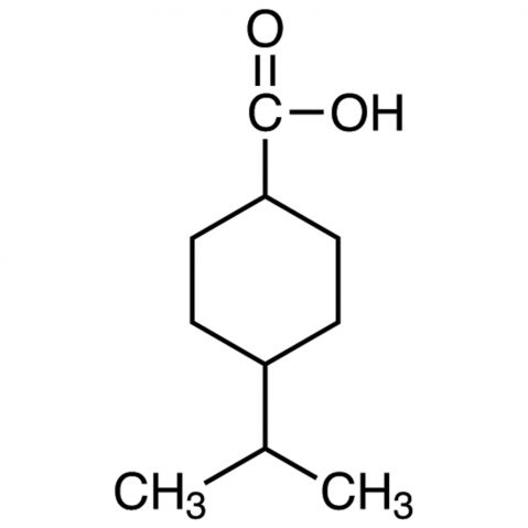 4-Isopropylcyclohexanecarboxylic Acid (cis- and trans- mixture) Chemische Struktur