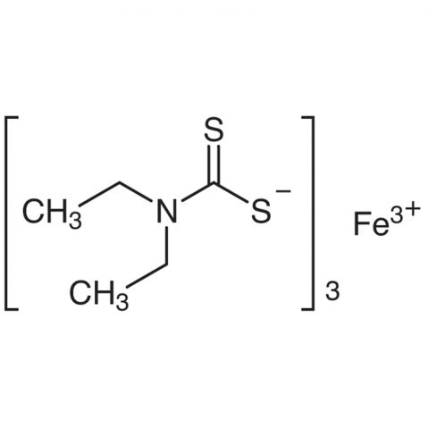 Iron(III) Diethyldithiocarbamate التركيب الكيميائي