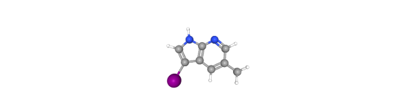 3-Iodo-5-methyl-1H-pyrrolo[2,3-b]pyridine Chemische Struktur