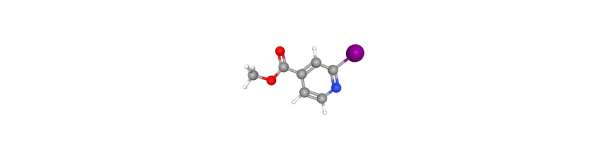 2-Iodo-isonicotinic acid methyl ester 化学構造