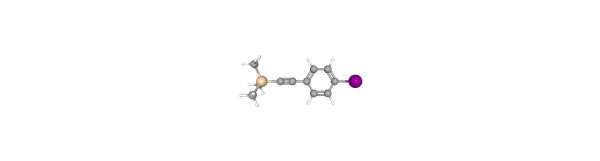 (4-Iodophenylethynyl)trimethylsilane Chemical Structure