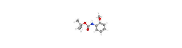 N-Boc-2-methoxyaniline 化学構造