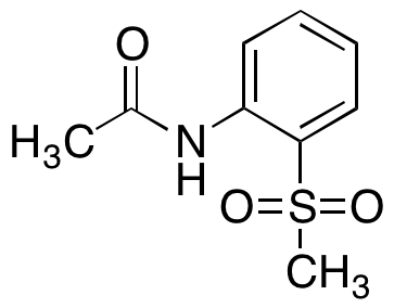 N-(2-(Methylsulfonyl)phenyl)acetamide Chemische Struktur