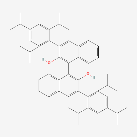 (R)-3,3′-Bis(2,4,6-triisopropylphenyl)-1,1′-bi-2-naphthol Chemical Structure