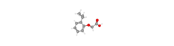 (2-Isopropylphenoxy)acetic acid Chemische Struktur