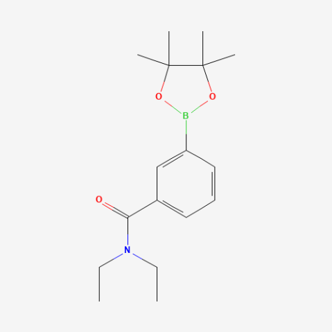 3-(N,N-Diethylaminocarbonyl)phenylboronic acid pinacol ester Chemische Struktur