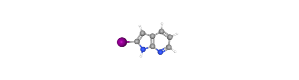 2-iodo-1H-pyrrolo[2,3-b]pyridine Chemische Struktur