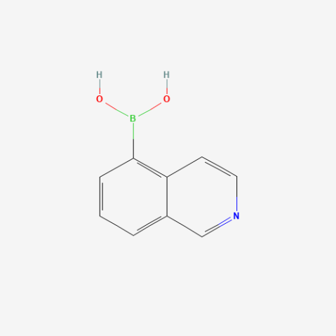 Isoquinoline-5-boronic acid(contains varying amounts of Anhydride) Chemische Struktur