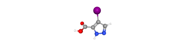 4-Iodo-1H-pyrazole-5-carboxylic acid Chemische Struktur