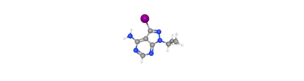 3-Iodo-1-isopropyl-1H-pyrazolo[3,4-d]pyrimidin-4-amine 化学構造