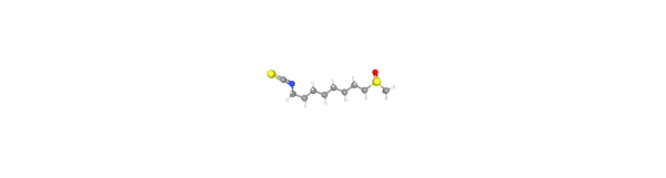 1-Isothiocyanato-8-(methylsulfinyl)-octane Chemische Struktur