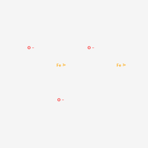 Iron(III) oxide, red (Hematite) Chemische Struktur