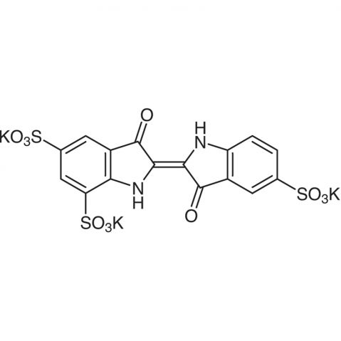 Indigotrisulfonic Acid Potassium Salt Chemical Structure