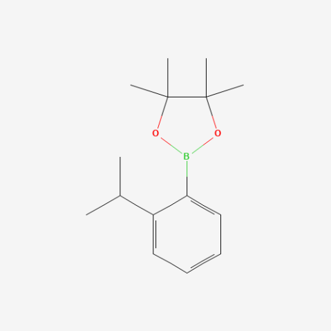 2-(2-Isopropylphenyl)-4,4,5,5-tetramethyl-1,3,2-dioxaborolane Chemical Structure