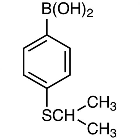 4-(Isopropylthio)benzeneboronic acid(contains varying amounts of Anhydride) Chemical Structure