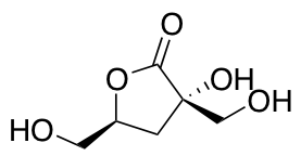 Isosaccharinic acid-1,4-lactone Chemical Structure