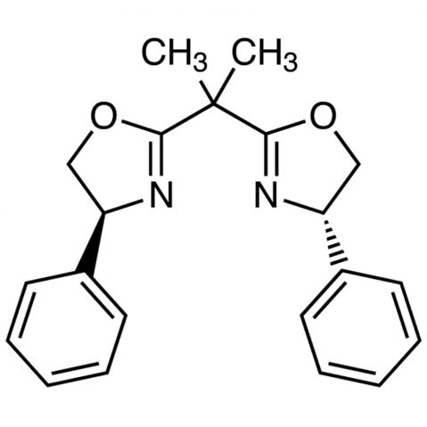 (S,S)-2,2'-Isopropylidenebis(4-phenyl-2-oxazoline) Chemical Structure