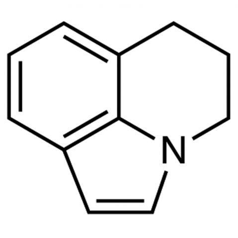 5,6-Dihydro-4H-pyrrolo[3,2,1-ij]quinoline 化学構造