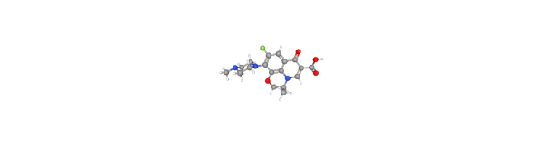 Levofloxacin hydrochloride Chemische Struktur