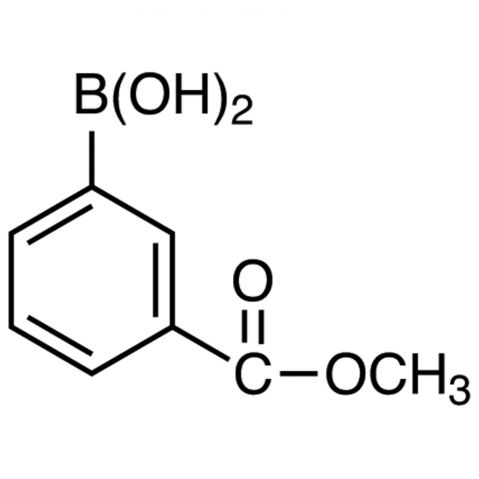 3-Methoxycarbonylphenylboronic acid,contains varying amounts of Anhydride Chemical Structure