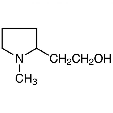 1-Methyl-2-pyrrolidine ethanol 化学構造